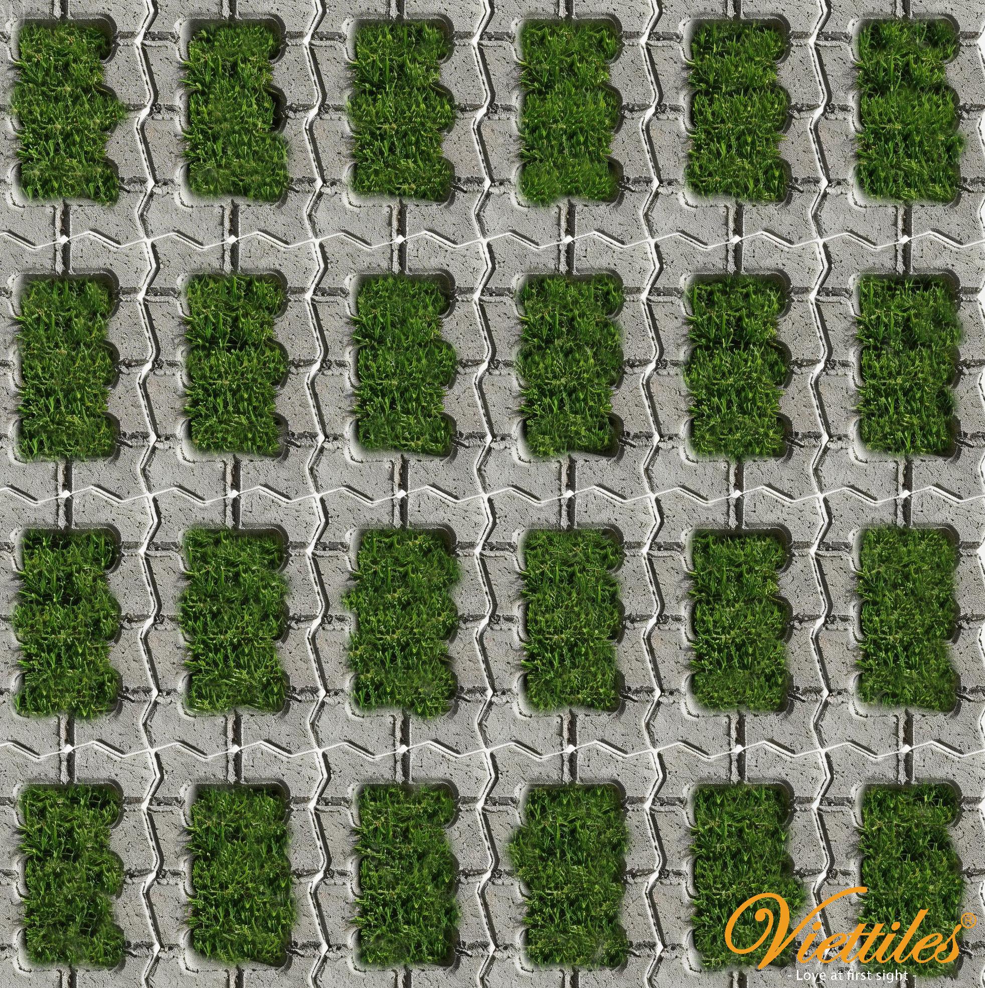 Gạch Sân Vườn Trồng Cỏ Viettiles - Giải Pháp Vật Liệu Xanh Cho Không Gian Sống Bền Vững